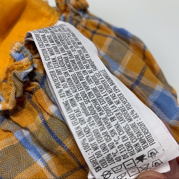 F21 Plaid Frill Tube Top Tank in S - Picture 6 of 6